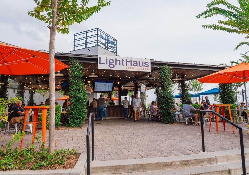 Sports bars in Channelside: Lighthaus Beer Garden