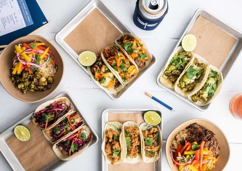 Dinner at Bartaco - park date ideas