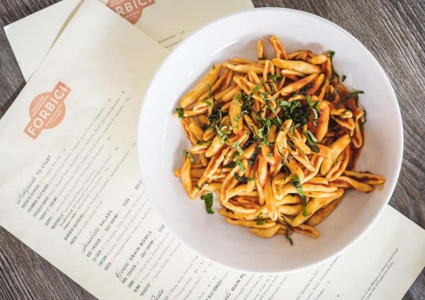 Have an Italian Dinner at Forbici - park date ideas