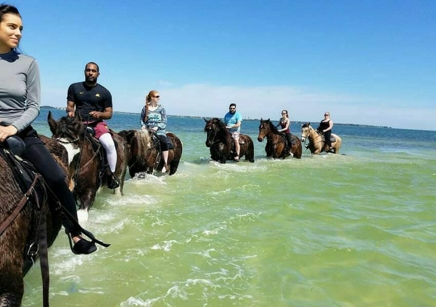 Go Horseback Riding at the Beach - fun things to do outside