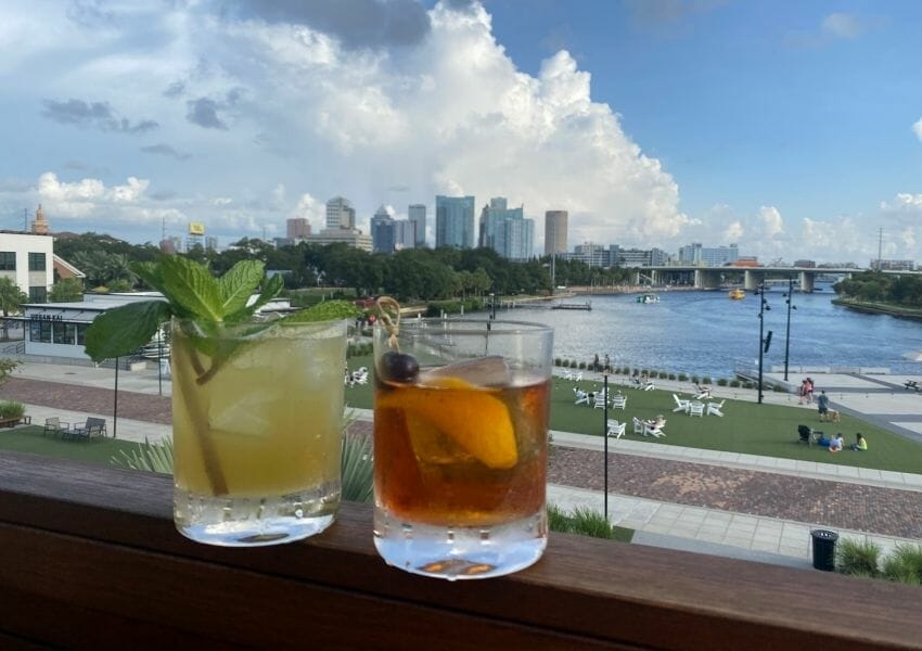 Catch a Sunset from M. Bird - date night tampa heights