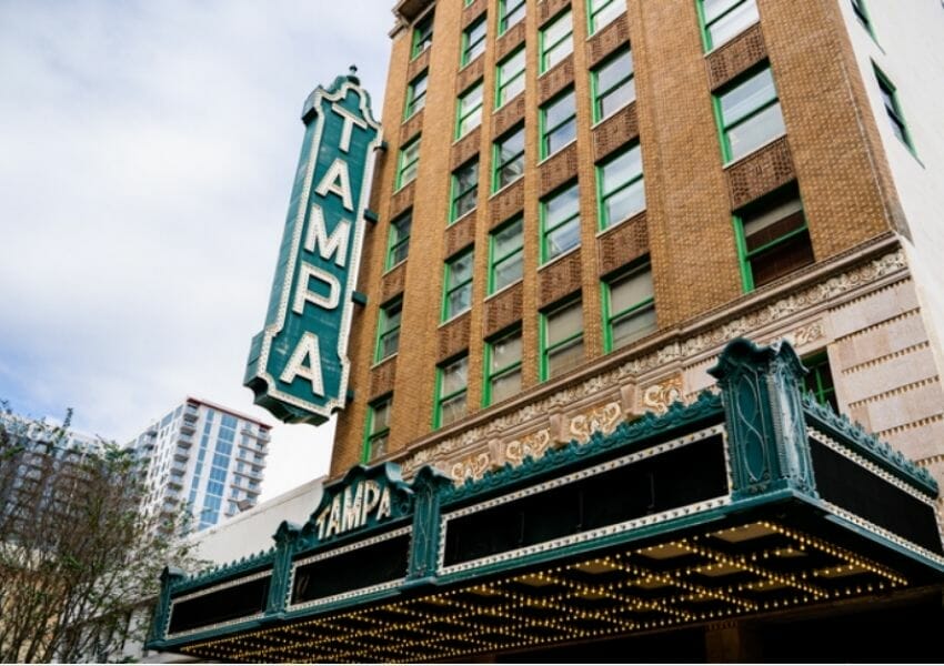 Catch a Film at the Tampa Theater - things to do besides drinking