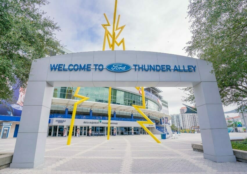 Amalie Arena Review: Becoming the Thunder! ⚡️ 
