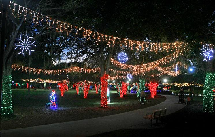 Holiday Lights in Largo Central Park