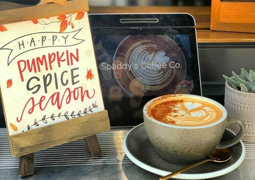 Seasonal Treats in Tampa Bay - pumpkin spice from Spaddy's Coffee Co.
