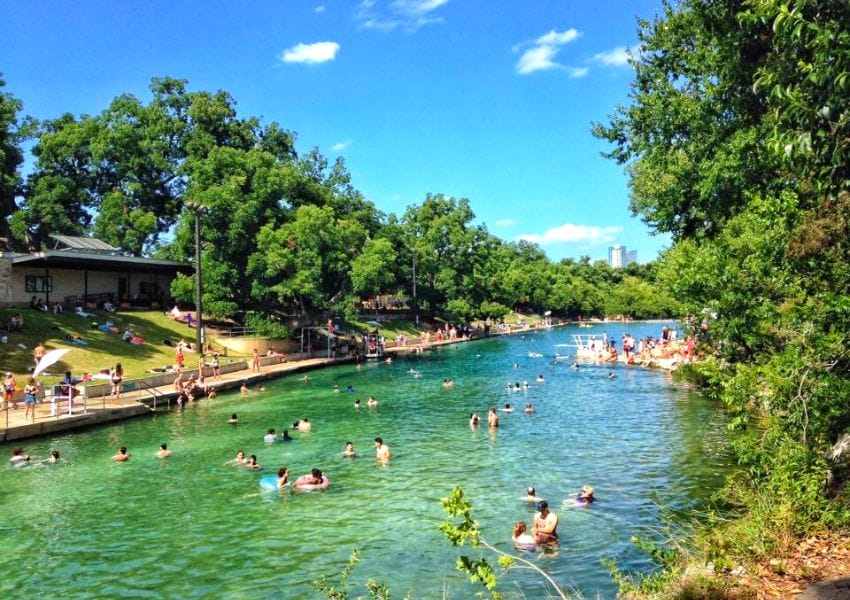 Swimming holes in Austin