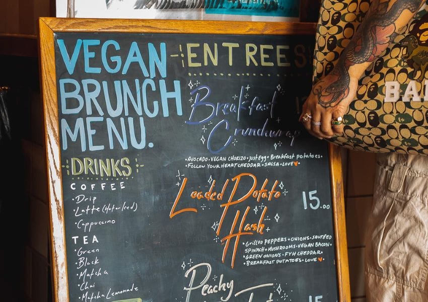 vegan and vegetarian options in Channelside and Water Street