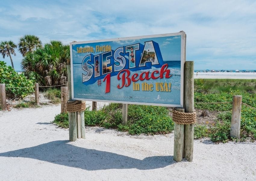 Best beaches in Tampa Bay: Siesta Key