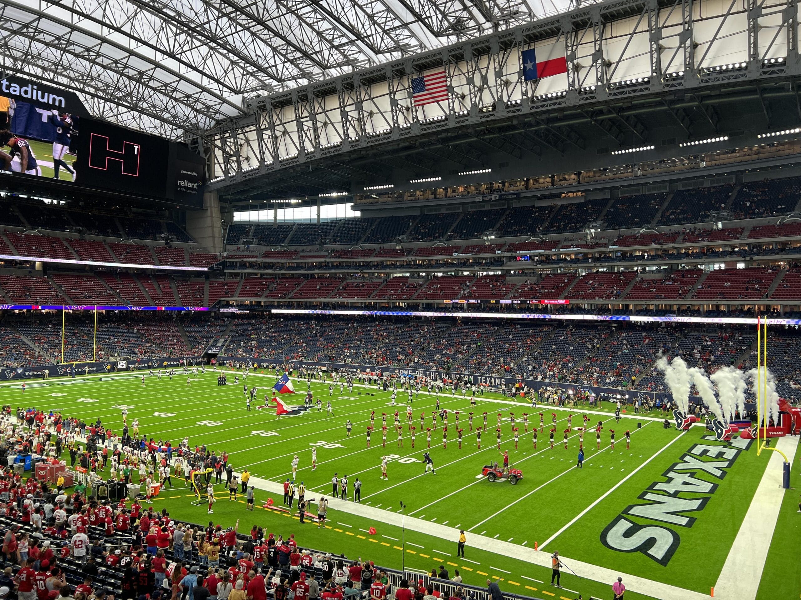 Texans Club Level Game Day Walk Through - NRG Stadium Houston, Texas USA 