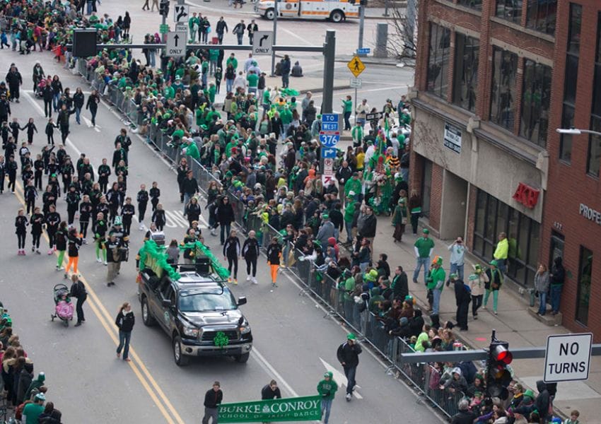 St Patrick's Day Parade in Pittsburgh