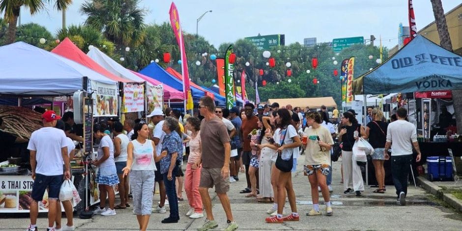 Asian Mega Night Street Food Market Summer &amp; Music Fest