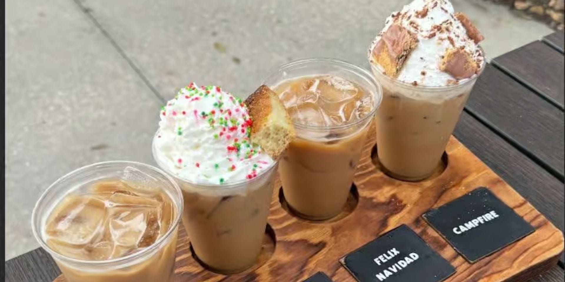 Try a holiday coffee flight  image 1
