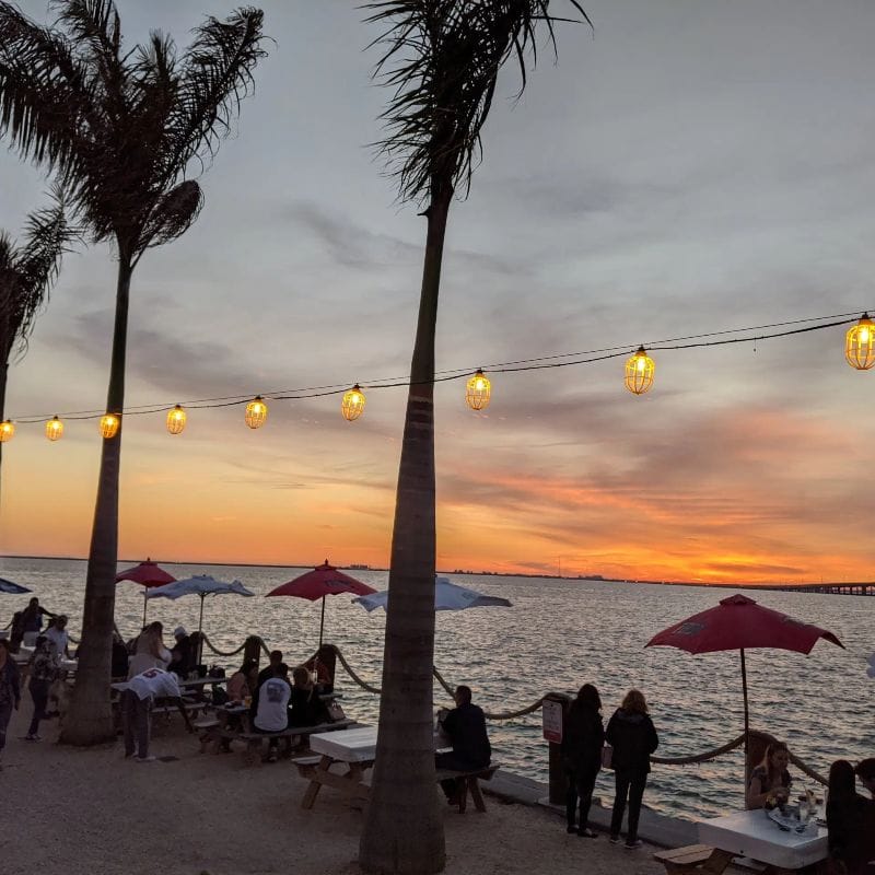Waterfront dining